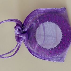 Elegant Purple Jewelry Pouch